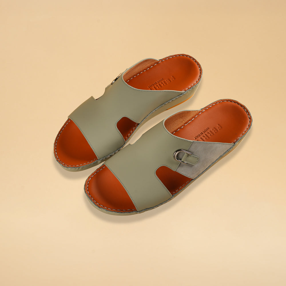 Arabic Sandal – Calf Matt with Suede 3222