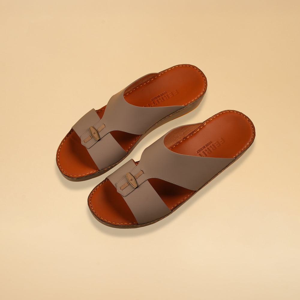 Arabic Leather Sandal – London Calf Matt 3540