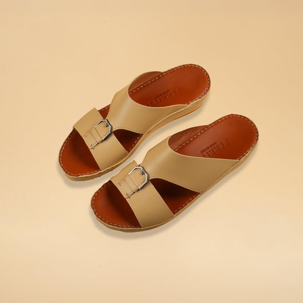 Arabic Sandal – Gange Calf 3499 | Genuine Calf Leather Footwear for Men
