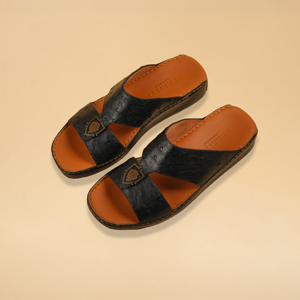 Arabic Sandal – Ostrich Leather 3516