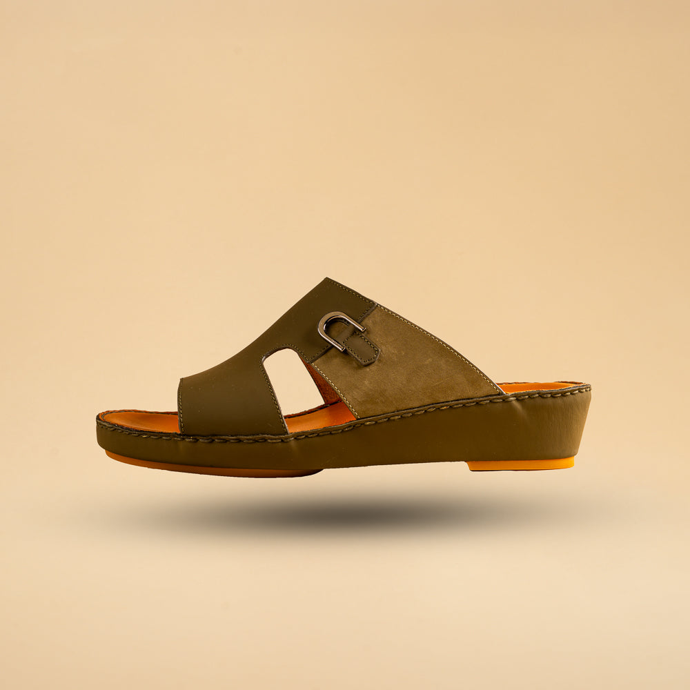 Arabic Sandal – Calf Matt with Suede 3222