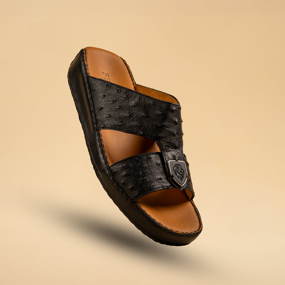 Arabic Sandal – Ostrich Leather 3498