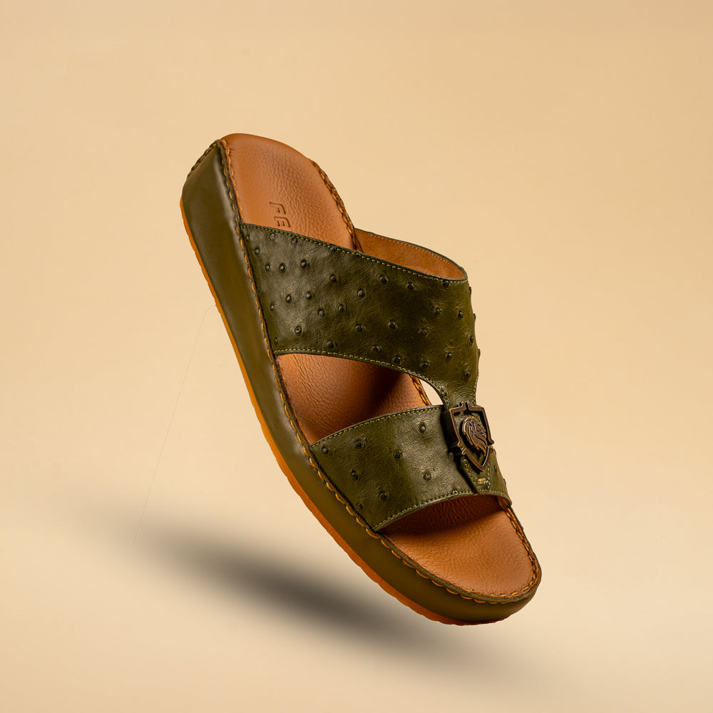 Arabic Sandal – Ostrich Leather 3516