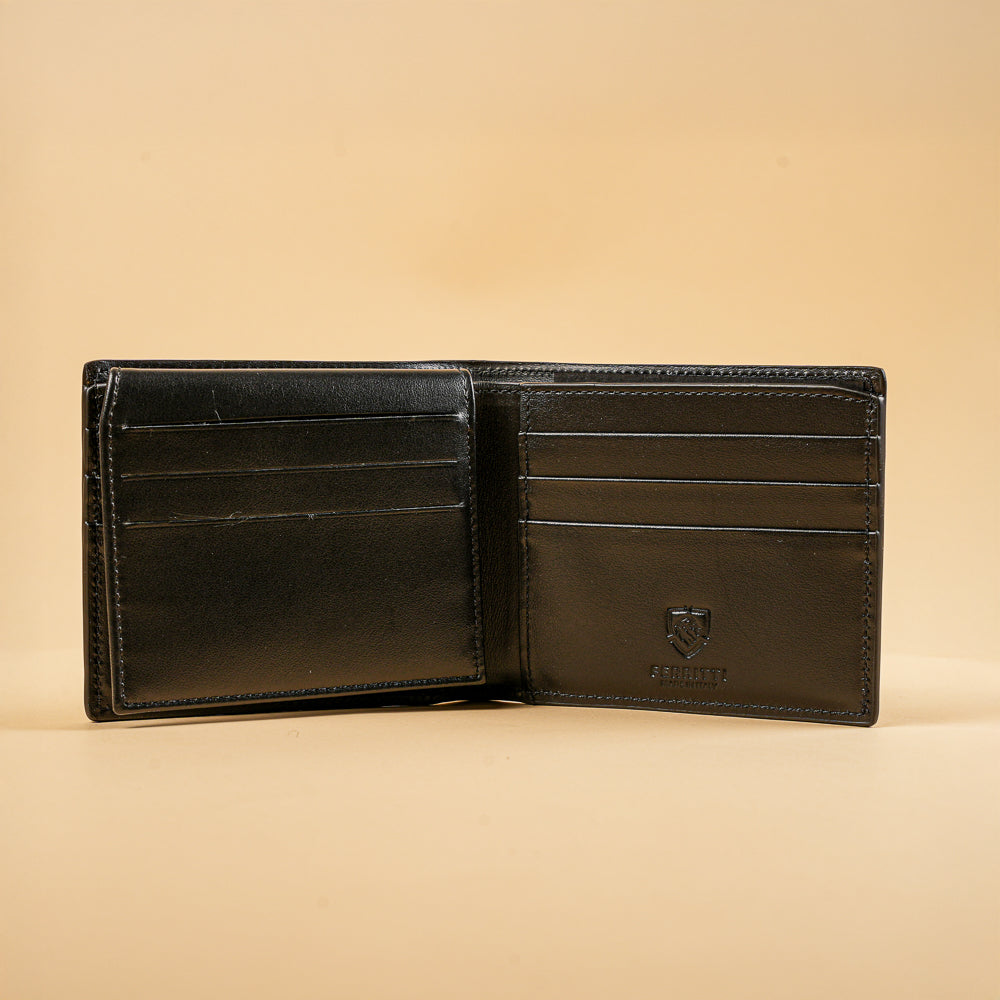 Men’s Leather Wallet – Art Calf Tamponato 2006 | Handcrafted Bifold