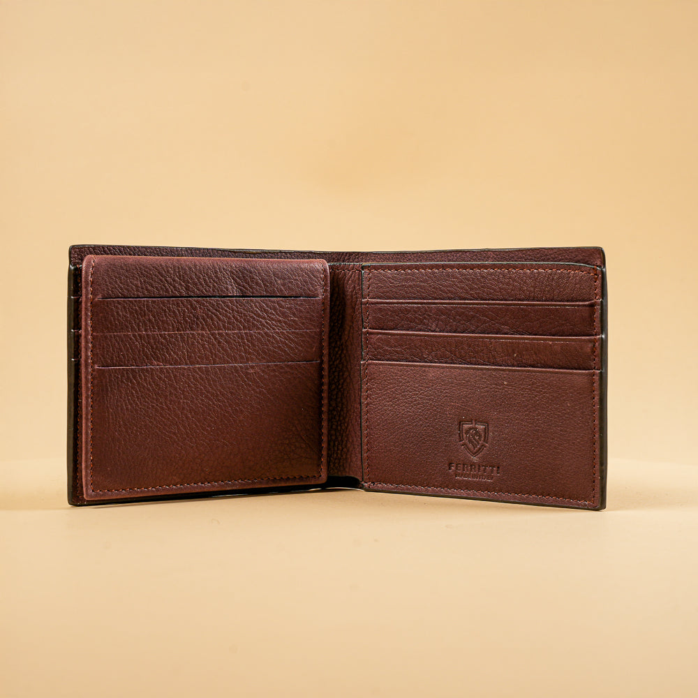 Men’s Leather Wallet – Art Calf Savage 2006 | Handcrafted Bifold