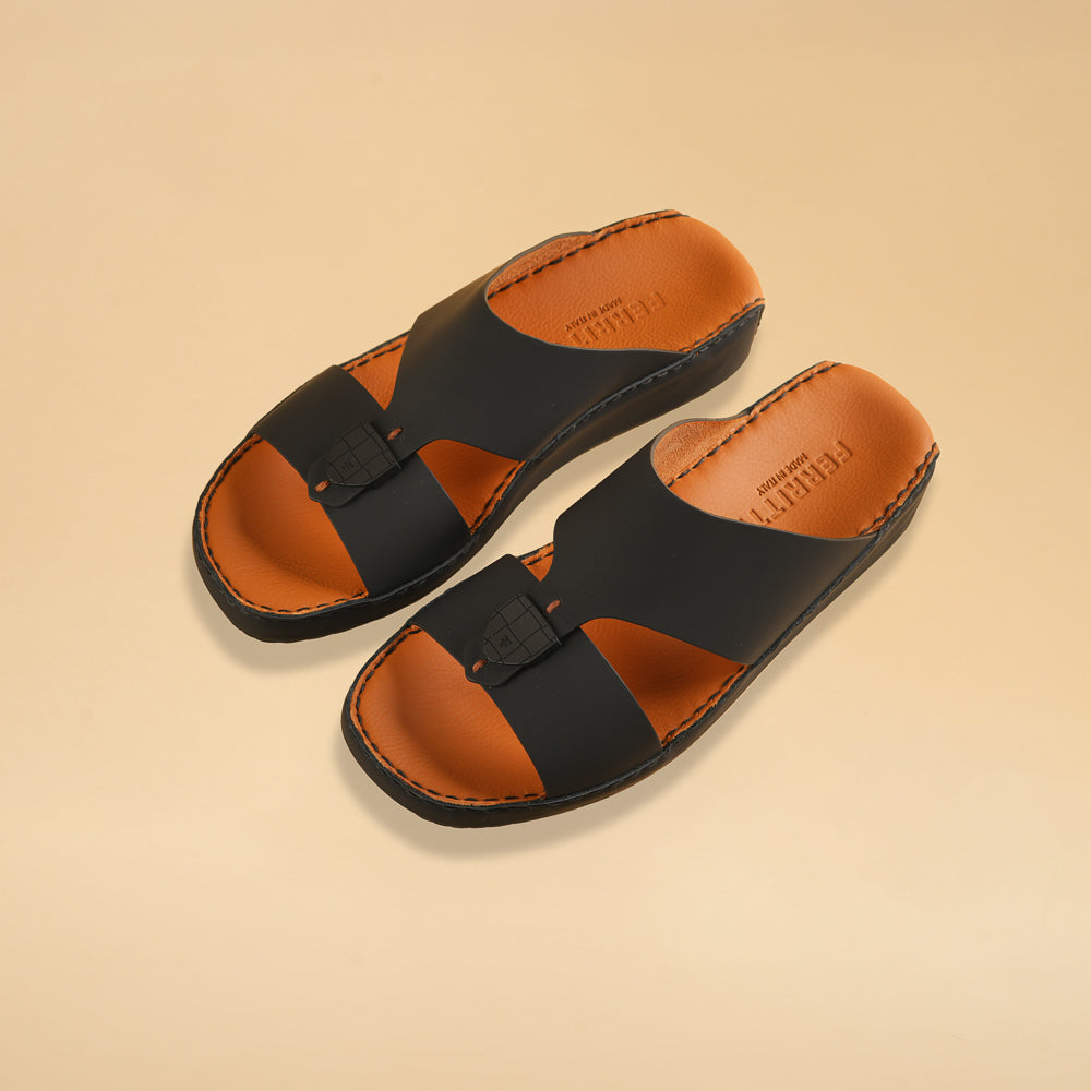 Arabic Leather Sandal – London Calf Matt 3543