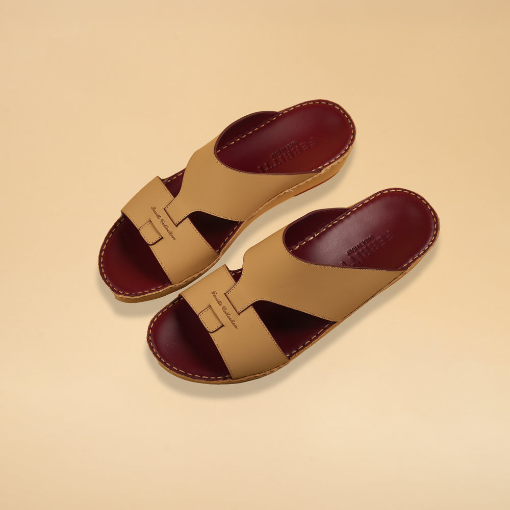 Arabic Leather Sandal – London Calf Matt 3546