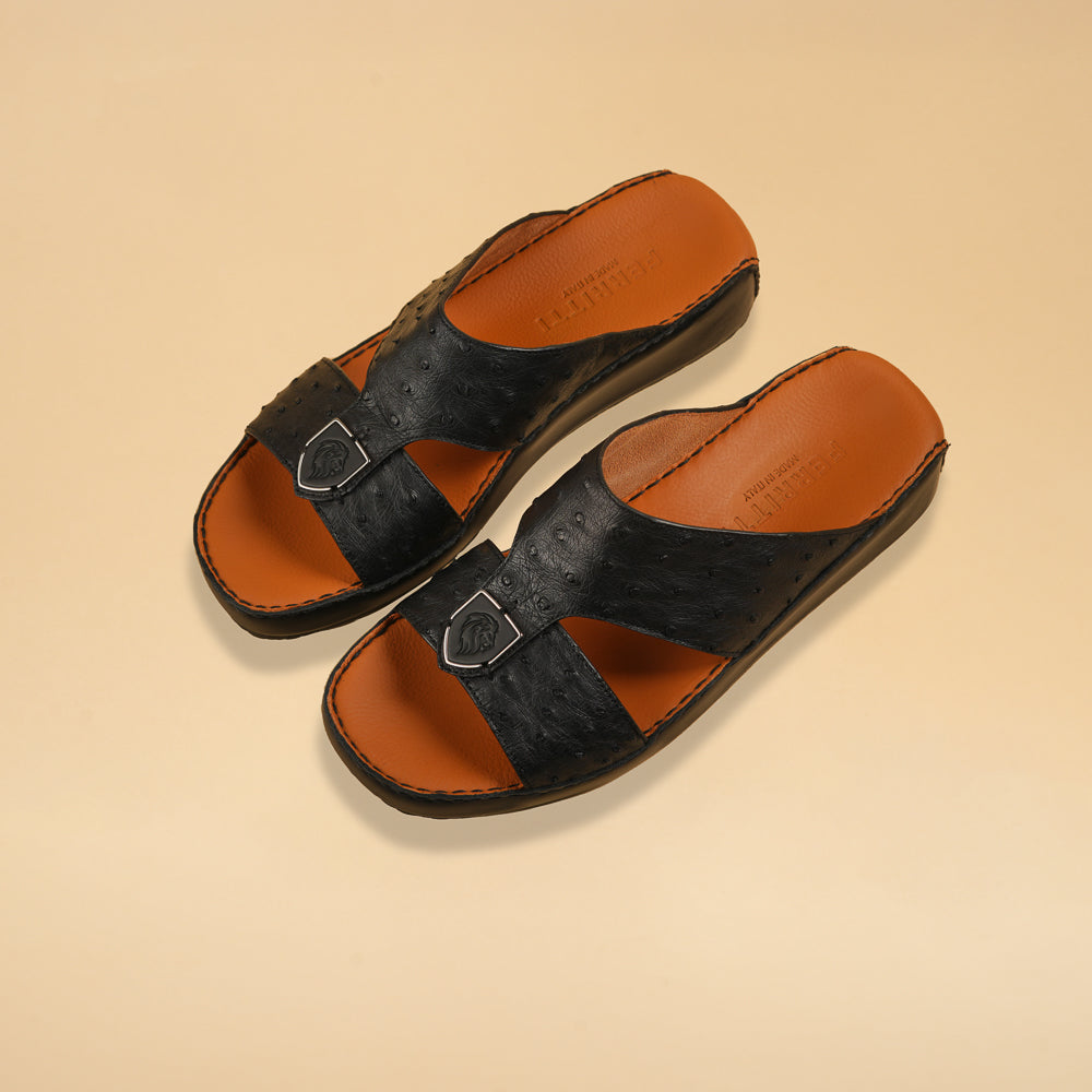 Arabic Sandal – Ostrich Leather 3498