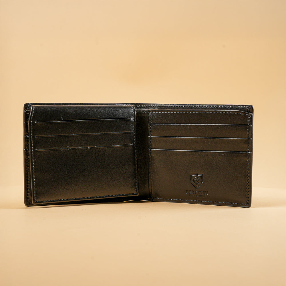 Men’s Leather Wallet – Art Calf Tamponato 2006 | Handcrafted Bifold
