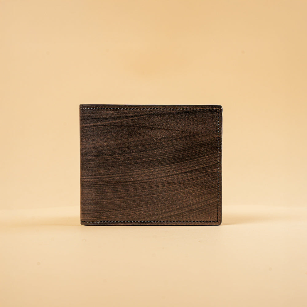 Men’s Leather Wallet – Art Calf Tamponato 2006 | Handcrafted Bifold