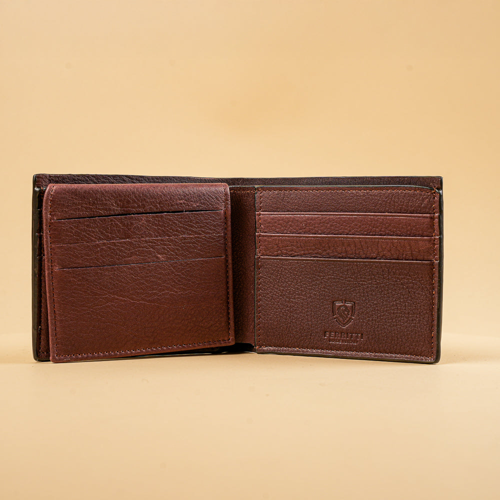 Men’s Leather Wallet – Art Calf Savage 2006 | Handcrafted Bifold